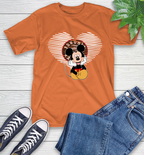 NBA Toronto Raptors The Heart Mickey Mouse Disney Basketball T-Shirt 4
