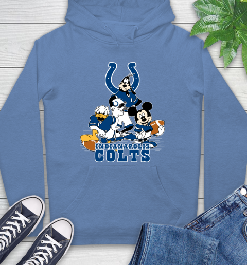 NFL Indianapolis Colts Mickey Mouse Donald Duck Goofy Football Shirt Hoodie 11