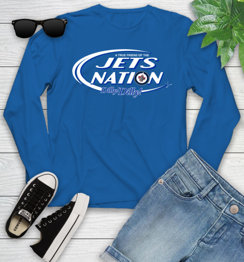 NHL A True Friend Of The Winnipeg Jets Dilly Dilly Hockey Sports Youth Long Sleeve 11 NHL A True Friend Of The Winnipeg Jets Dilly Dilly Hockey Sports Youth Long Sleeve - Image 11