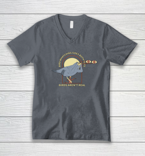 Birds Aren't Real V-Neck T-Shirt 3