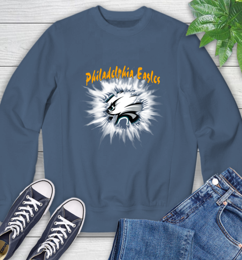 Philadelphia Eagles NFL Football Adoring Fan Rip Sports Sweatshirt 8