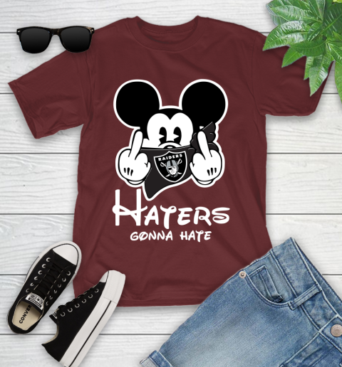 NFL Oakland Raiders Haters Gonna Hate Mickey Mouse Disney Football