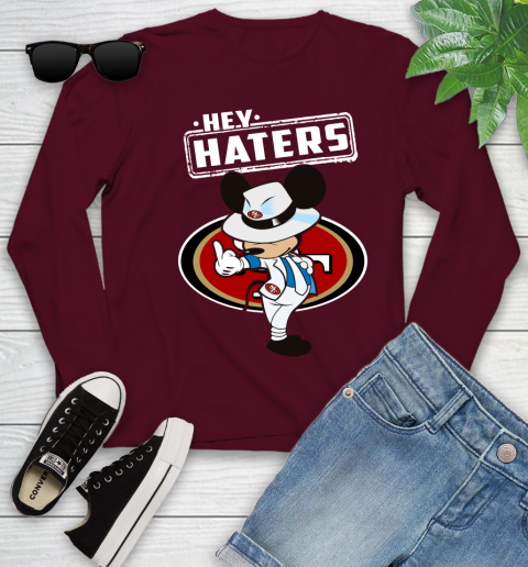 NFL Hey Haters Mickey Football Sports San Francisco 49ers Youth Long Sleeve 6