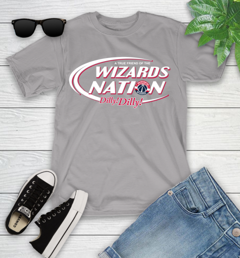 NBA A True Friend Of The Washington Wizards Dilly Dilly Basketball Sports Youth T-Shirt 4