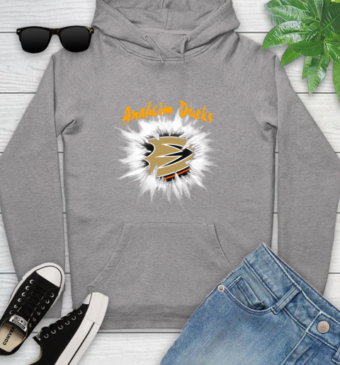 Anaheim Ducks NHL Hockey Adoring Fan Rip Sports Youth Hoodie 6