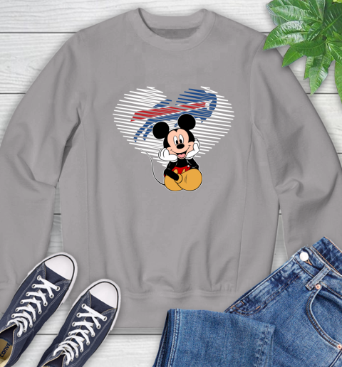 NFL Buffalo Bills The Heart Mickey Mouse Disney Football T Shirt_000 Sweatshirt 17