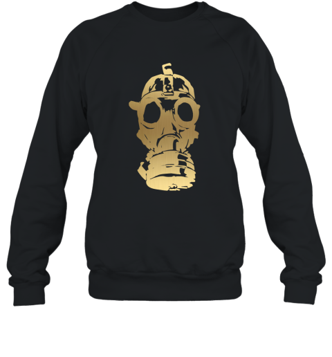Cool Gold Gas Mask T Shirt Sweatshirt