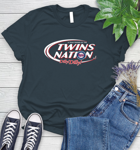 MLB A True Friend Of The Minnesota Twins Dilly Dilly Baseball Sports Women's T-Shirt 11