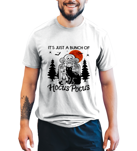 Hocus Pocus T Shirt, It's Just A Bunch Of Hocus Pocus Shirt, Thackery Binx Tshirt, Halloween Gifts
