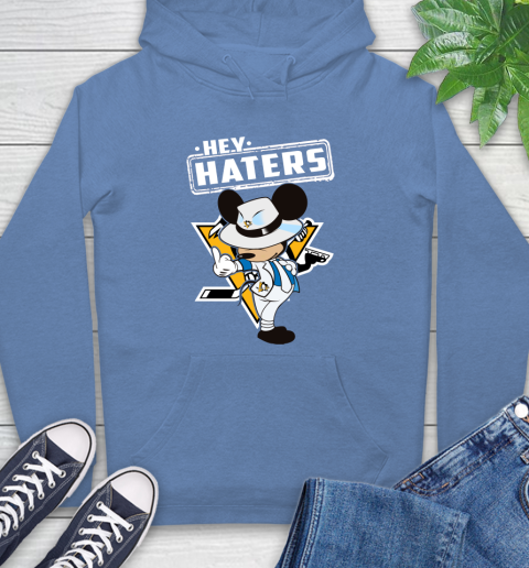 NHL Hey Haters Mickey Hockey Sports Pittsburgh Penguins Hoodie 11