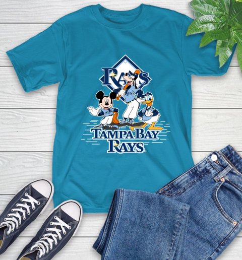MLB Tampa Bay Rays Mickey Mouse Donald Duck Goofy Baseball T Shirt T-Shirt 9