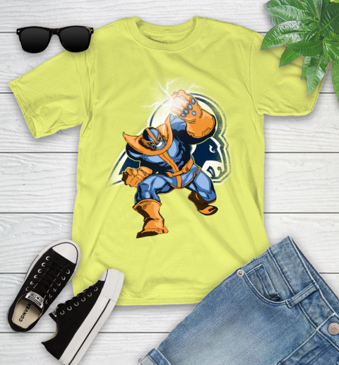 Los Angeles Rams NFL Football Thanos Avengers Infinity War Marvel Youth T-Shirt 10