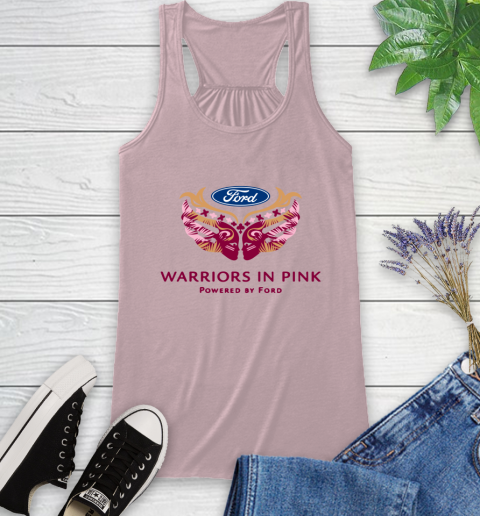 Ford cares warriors in pink Racerback Tank 5