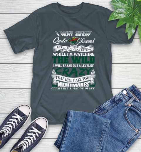 Minnesota Wild NHL Hockey Don't Mess With Me While I'm Watching My Team T-Shirt 10