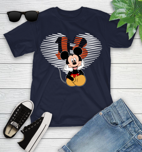 NFL Cincinnati Bengals The Heart Mickey Mouse Disney Football T Shirt_000 Youth T-Shirt 2