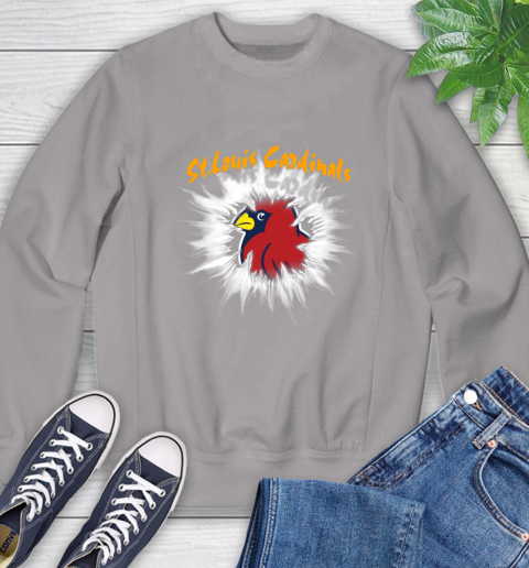 St.Louis Cardinals MLB Baseball Adoring Fan Rip Sports Sweatshirt 5
