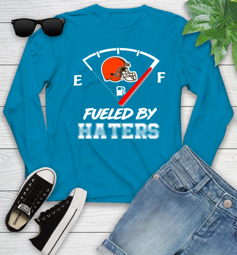Cleveland Browns NFL Football Fueled By Haters Sports Youth Long Sleeve 8