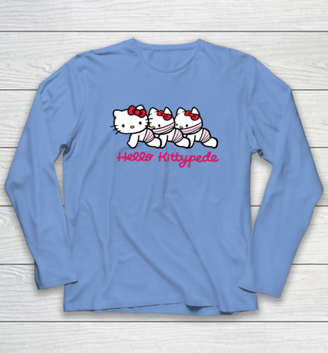 Hello Kittypede The Human Centipede Long Sleeve T-Shirt - Image 7