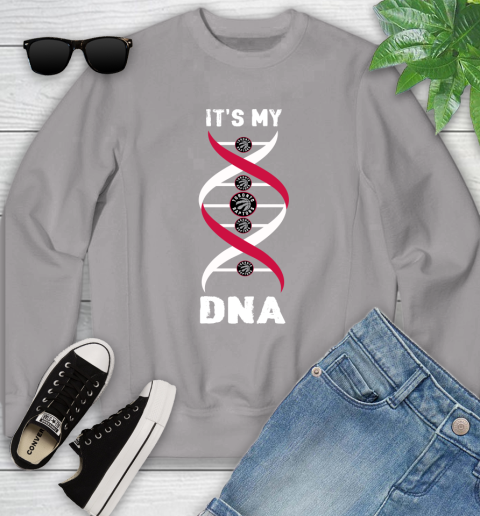 Toronto Raptors NBA Basketball It's My DNA Sports Youth Sweatshirt 3