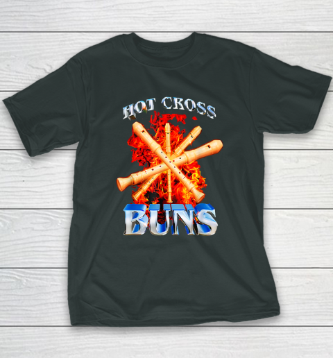 Hot Cross Buns Funny Youth T-Shirt 3