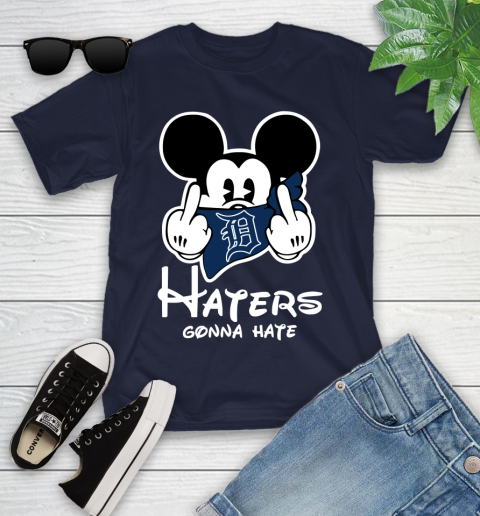 MLB Detroit Tigers Gonna Hate Mickey Mouse Disney Baseball T Shirt_000 Youth T-Shirt 2