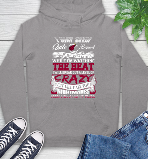 Miami Heat NBA Basketball Don't Mess With Me While I'm Watching My Team Hoodie 6