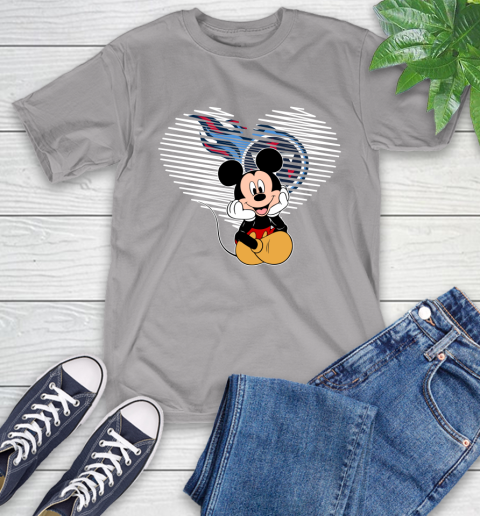 NFL Tennessee Titans The Heart Mickey Mouse Disney Football T Shirt_000 T-Shirt 6