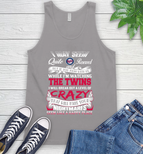 Minnesota Twins MLB Baseball Don't Mess With Me While I'm Watching My Team Tank Top 3