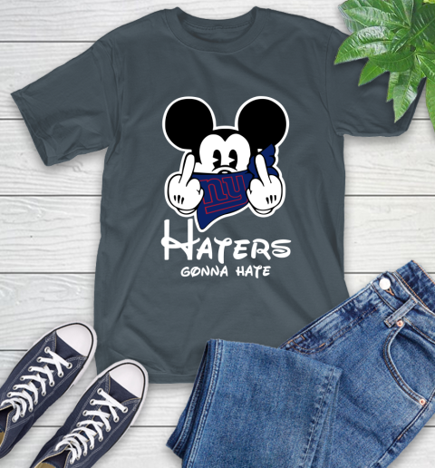 NFL New York Giants Haters Gonna Hate Mickey Mouse Disney Football T Shirt T-Shirt 10
