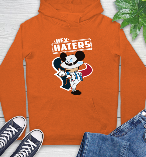NFL Hey Haters Mickey Football Sports Houston Texans Hoodie 4