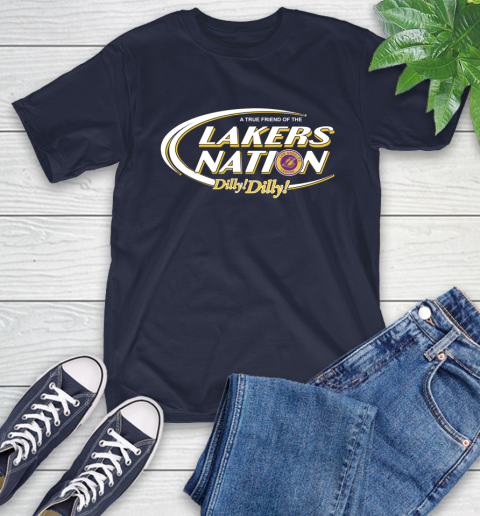 NBA A True Friend Of The Los Angeles Lakers Dilly Dilly Basketball Sports T-Shirt 3
