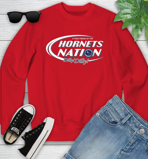 NBA A True Friend Of The Charlotte Hornets Dilly Dilly Basketball Sports Youth Sweatshirt 8