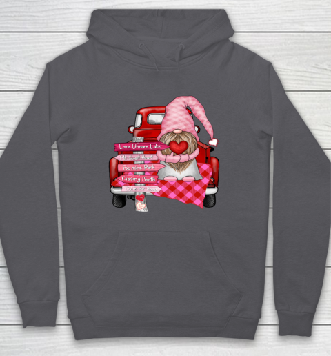 Valentine Vintage Red Truck Gnomes You And Me Valentines Day Hoodie 12