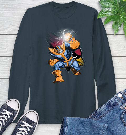 Arizona Cardinals NFL Football Thanos Avengers Infinity War Marvel Long Sleeve T-Shirt 9