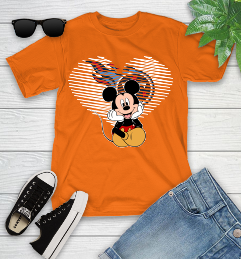 NFL Tennessee Titans The Heart Mickey Mouse Disney Football T Shirt_000 Youth T-Shirt 9