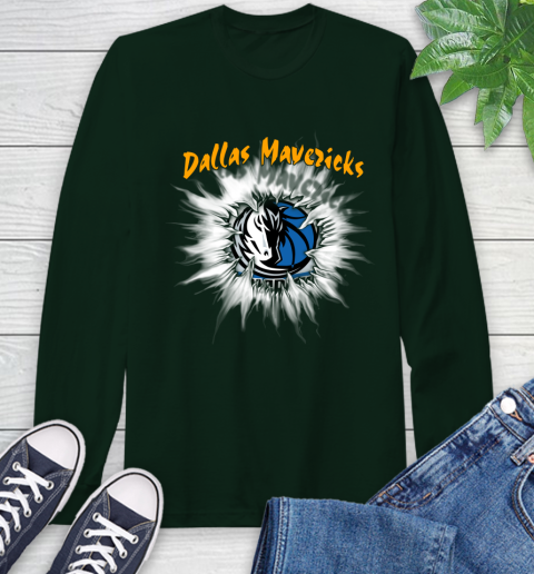 Dallas Mavericks NBA Basketball Rip Sports Long Sleeve T-Shirt 7