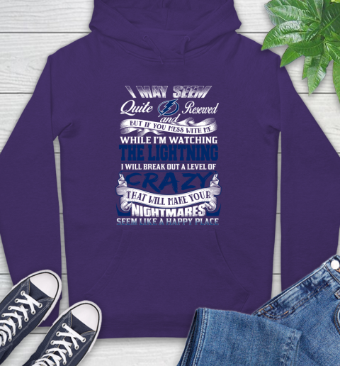 Tampa Bay Lightning NHL Hockey Don't Mess With Me While I'm Watching My Team Hoodie 5