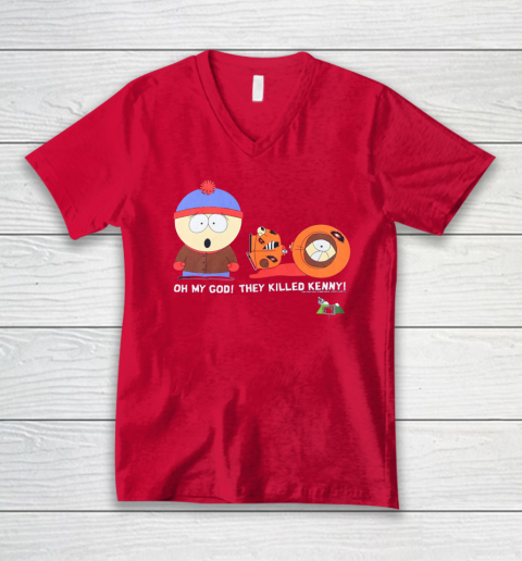 Oh My God They Killed Kenny Shirt South Park Adult Cartoon V-Neck T-Shirt 5