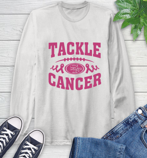 San Francisco 49ers Tackle Breast Cancer Long Sleeve T-Shirt