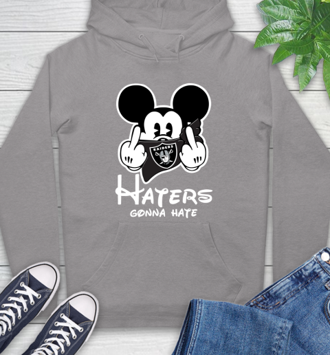 NFL Oakland Raiders Haters Gonna Hate Mickey Mouse Disney Football T Shirt Hoodie 6