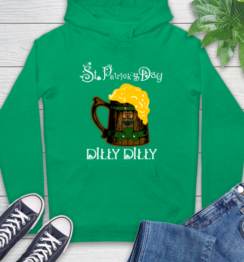 NHL Edmonton Oilers St Patrick's Day Dilly Dilly Beer Hockey Sports Hoodie 8