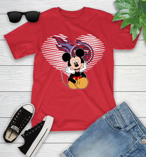 NFL Tennessee Titans The Heart Mickey Mouse Disney Football T Shirt_000 Youth T-Shirt 13