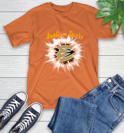 Anaheim Ducks NHL Hockey Adoring Fan Rip Sports T-Shirt 4