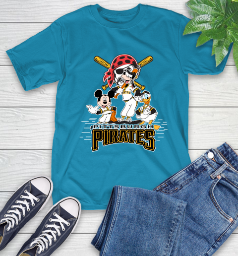 MLB Pittsburgh Pirates Mickey Mouse Donald Duck Goofy Baseball T Shirt T-Shirt 9