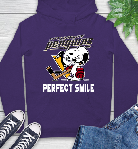 NHL Pittsburgh Penguins Snoopy Perfect Smile The Peanuts Movie Hockey T Shirt Hoodie 5