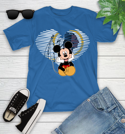 NFL Washington Redskins The Heart Mickey Mouse Disney Football T Shirt_000 Youth T-Shirt 12