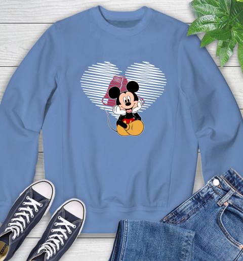 MLB Boston Red Sox The Heart Mickey Mouse Disney Baseball T Shirt_000 Sweatshirt 11