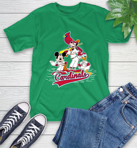 MLB St.Louis Cardinals Mickey Mouse Donald Duck Goofy Baseball T Shirt T-Shirt 7