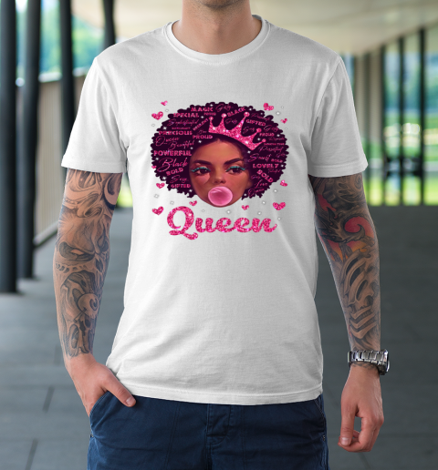 Black Girl, Women Shirt Juneteenth Black Queen Afro Melanin Girl Magic T-Shirt