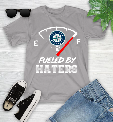 Seattle Mariners MLB Baseball Fueled By Haters Sports Youth T-Shirt 4